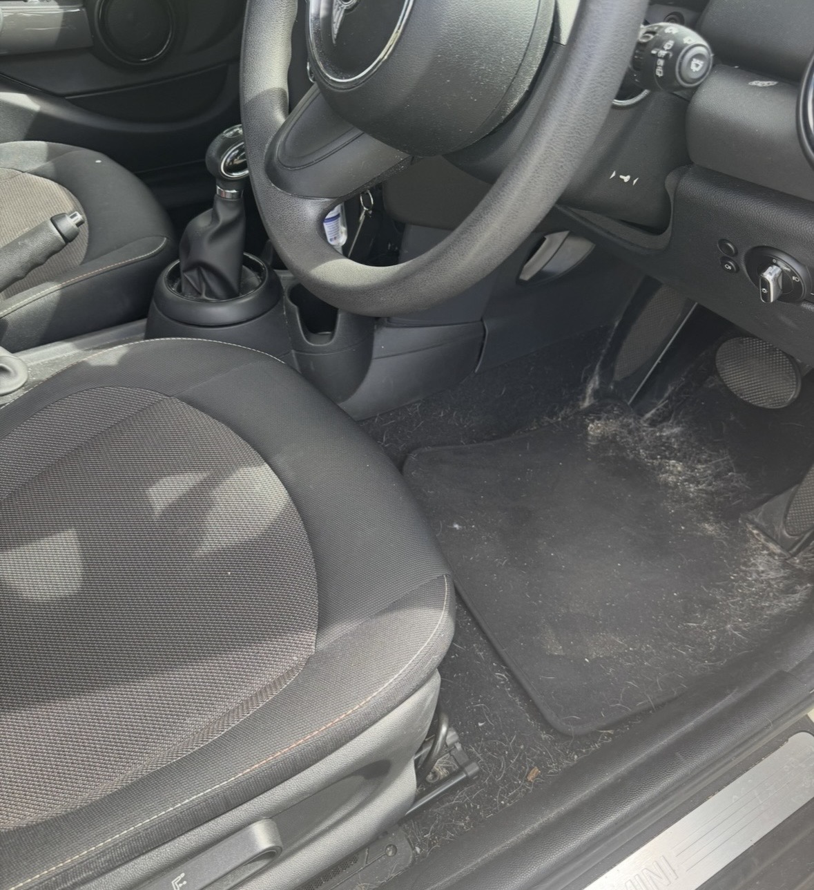 Interior — full vacuum & wipe down before